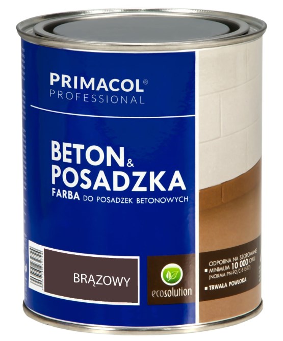 Farba do posadzek betonowych w kolorze brązowym